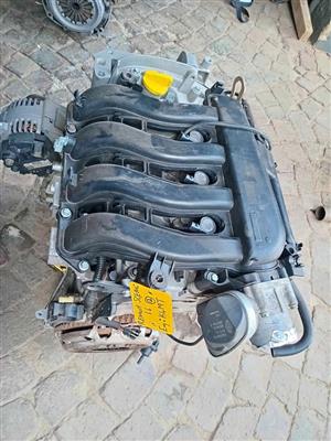 Renault Clio 2 eng code K4MA 1.6 complete engine for sale @ circle 7 used parts