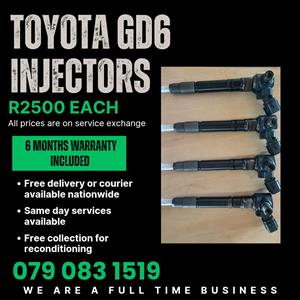 TOYOTA GD6 INJECTORS FOR SALE WITH WARRANTY