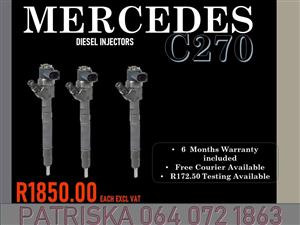 MERCEDES C270 DIESEL INJECTORS FOR SALE ON SAME DAY SERVICES
