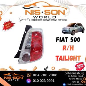 Fiat 500 R/h taillight