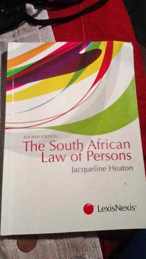 The South African Law of Persons (4th Edition)
