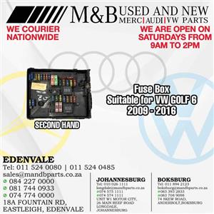 Fuse Box (Second Hand)  Suitable for VW GOLF 