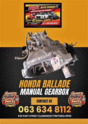 Honda ballade manual gearbox 