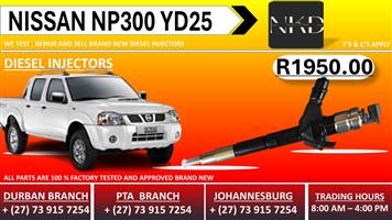 Nissan Np300 yd25 Diesel Injectors 