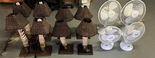 8 lamps for sale