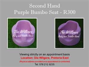 Second Hand Purple Bumbo Seat