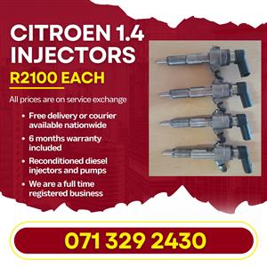 CITROËN 1.4 INJECTORS FOR SALE WITH WARRANTY INCLUDED 