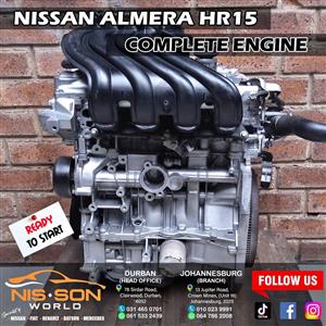 Nissan Almera HR15 Complete Engine
