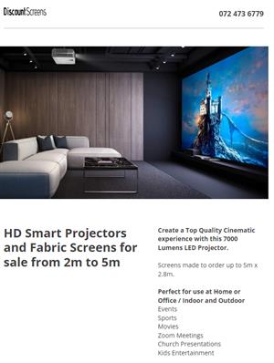 Projector and Screens