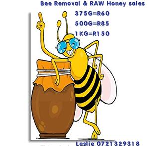 Bee removal and Raw honey sales