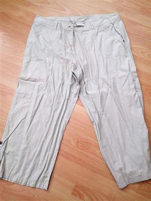 Ladies Pants cargo linen size 42