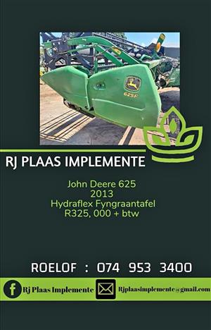 John deere 625F tafel