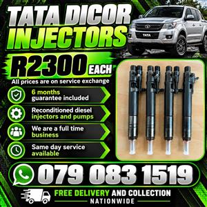 TATA DICOR 2.2 INJECTORS FOR SALE WITH WARRANTY 
