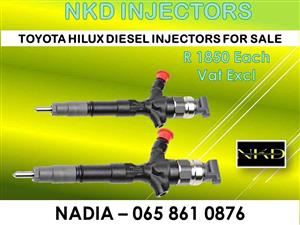 Toyota Hilux diesel injectors for sale