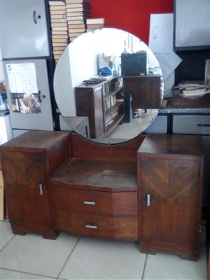 Antique dresser with mirror