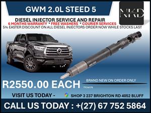 Gwm 2.5L Bosch Diesel injectors 