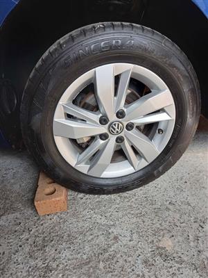 Polo 8 tsi rim and tyre 2019