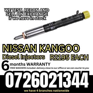 Nissan Kangoo diesel injectors for sale