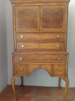 1730 Queen Anne Walnut Tall Boy