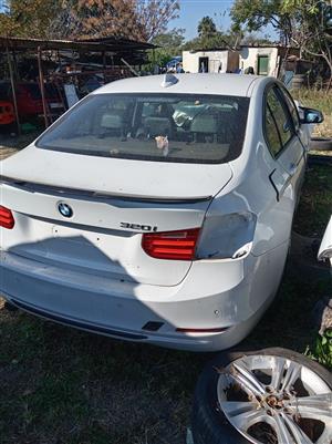 BMW PEARL WHITE 320I F30 N20 2014. STRIPPING FOR SPARES