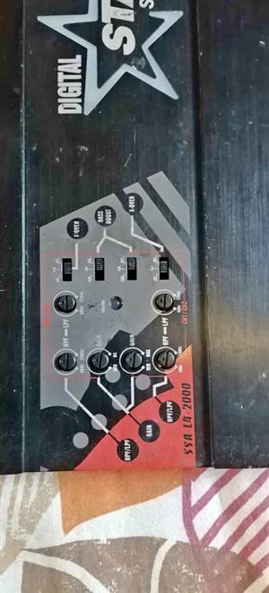 Starsound 2000watt digital amp.