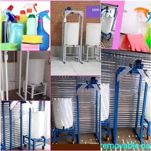 200lt Detergent mixing machine with 2 removable bases