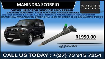 Mahindra Scorpio Diesel Injectors 