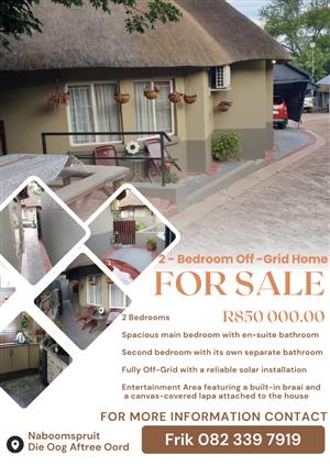 Small house in die oog naboomspruit