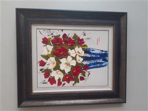 Bernard Enslin paintings for sale (set of 4 paintings)