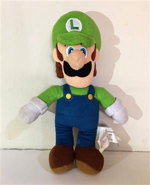 Original Super Mario Luigi plush toy. +-27cm.