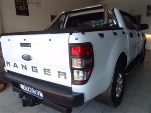 2019 white ford Ranger Double Cab manual miliage 95,000 km manual diesel