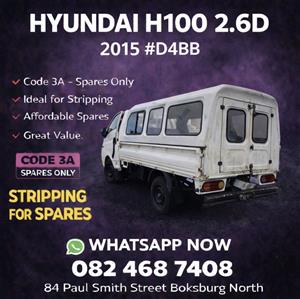 2015 HYUNDAI H100 2.6D #D4BB STRIPPING FOR SPARES