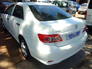 2013 TOYOTA COROLLA PROFESSIONAL 1.3 MANUAL WHITE  COLOR  