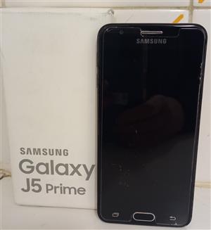 Galaxy J5 Prime Cellphone for Sale.  Good condition.  Has all accessories & box.