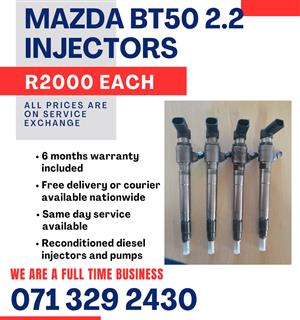 MAZDA BT50 2.2 INJECTORS FOR SALE WITH WARRANTY INCLUDED 