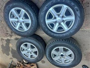 Ford ranger mags and tyres available call or WhatsApp