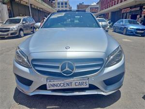 2016 MERCEDES BENZ C180 PETROL W205. AUTOMATIC TRANSMISSION, SKY BLUE COLOUR