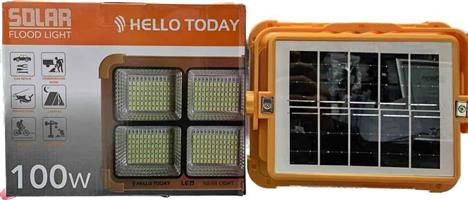 Brand New Hello Today 100W Outdoor LED Solar Flood Lights