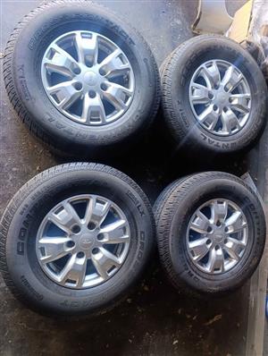 Ford Ranger 16' Rims with Tyres