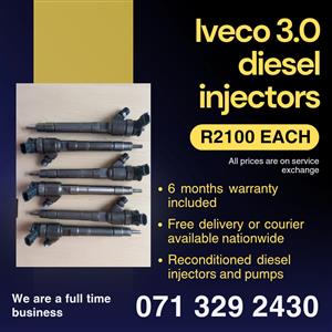 IVECO 3.0 INJECTORS FOR SALE WITH WARRANTY 