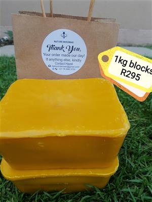 Filtered Natural Beeswax for Sale