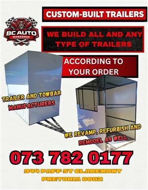 Trailer For Sale Custom-built Trailers