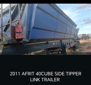 2011 Afrit  40 cube side tipper trailer link