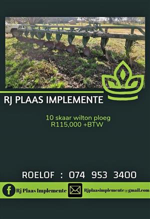 10 skaar wilton ploeg