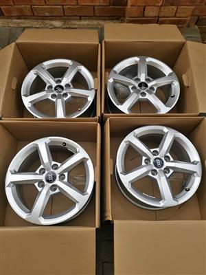 16 inch Audi original brand new mags set will fit on VW Caddy,Jetta &Golf (5x112 pcd)
