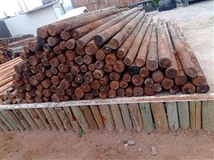2.4m Creosote treated poles