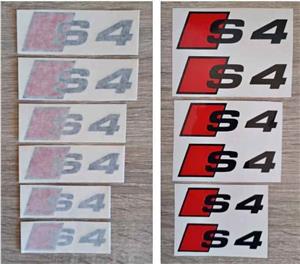 Audi S4 brake caliper stickers decals sets