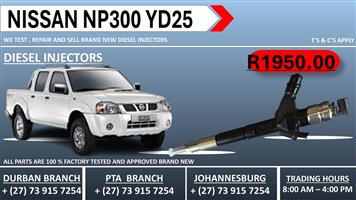 Nissan Np300 yd25 Diesel Injectors 