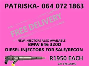 BMW E46 320D diesel injectors for sale - Gauteng