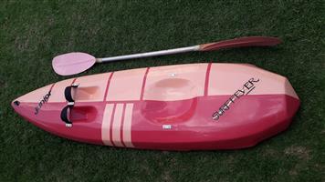 Paddle Ski / board with paddle for girl - used - working condition
